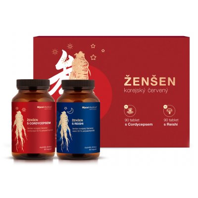 MycoMedica Ženšen s Cordycepsem a s Reishi 180 kapslí – Hledejceny.cz