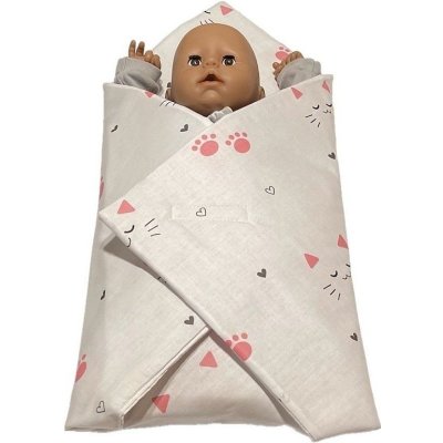 SDS Rychlozavinovačka pro panenky Kočičky bílá 1x 60x60 cm – Sleviste.cz