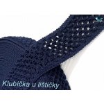 Guma pletená 5cm tmavě modrá Délka: 10cm – Zboží Dáma Guma pletená 5cm tmavě modrá Délka: 10cm – Zboží Dáma
