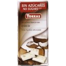 Čokoláda Torras bílá s kokosem 75 g
