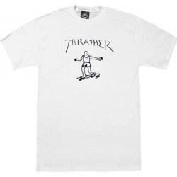 Triko Thrasher Flame LOGO White