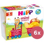 HiPP BIO Jablka s broskvemi 4 x 100 g – Zboží Dáma