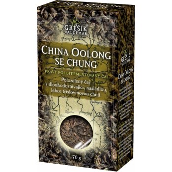 Grešík Čaje 4 světadílů zelený čaj China Oolong Se Chung 70 g