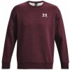 Pánská mikina UA Essential Fleece Crew Mikina Under Armour červená