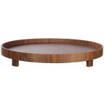 ASA Selection Servírovací tác/podnos na nožičkách WOOD 40cm hnědý – Hledejceny.cz