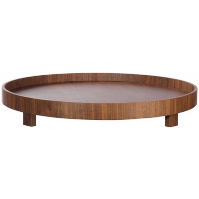ASA Selection Servírovací tác/podnos na nožičkách WOOD 40cm hnědý – Hledejceny.cz