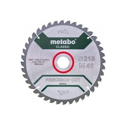 PILOVÝ KOTOUČ 216x30x40Z METABO PRECISION CUT DŘEVO MDF DŘEVOTŘÍSKA – Hledejceny.cz