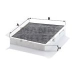 Filtr, vzduch v interiéru MANN-FILTER CUK 3461/1 – Hledejceny.cz