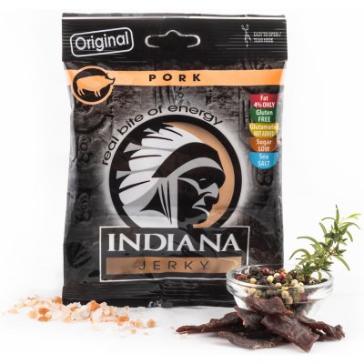 Indiana Pork Jerky Original 25 g – Hledejceny.cz