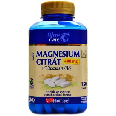 Vita Harmony Magnesium Citrát 400 mg + Vitamín B6 150 tablet