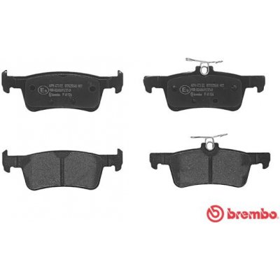 Sada brzdových destiček BREMBO P61126 - PEUGEOT – Sleviste.cz