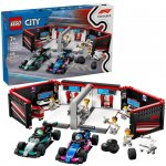 LEGO® City 60444 Garáž F1 a vozy Mercedes-AMG a Alpine – Zboží Živě