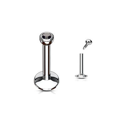 Šperky4U piercing do brady černá LB1008-1206K – Sleviste.cz