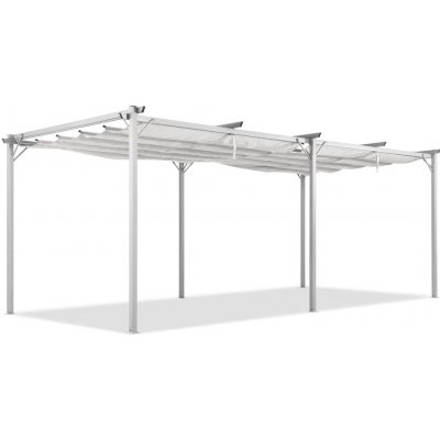Garden Point pergola La Palma 3x6m Bílá na terase – Sleviste.cz