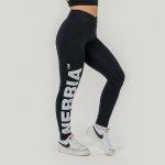 Nebbia Fitness legíny s vysokým pasem GLUTE CHECK 613 černé – Zboží Dáma