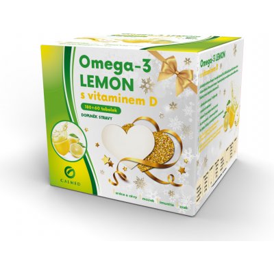 Galmed Omega-3 LEMON s vit.D 180+60 tablet – Hledejceny.cz