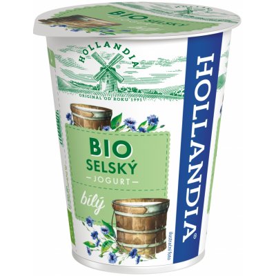 Hollandia Bio selský jogurt bílý 400 g