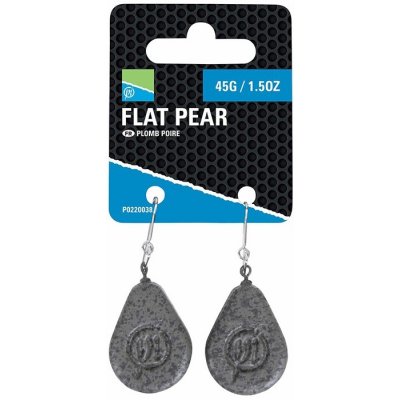 Preston Flat Pear Leads 15g 2ks