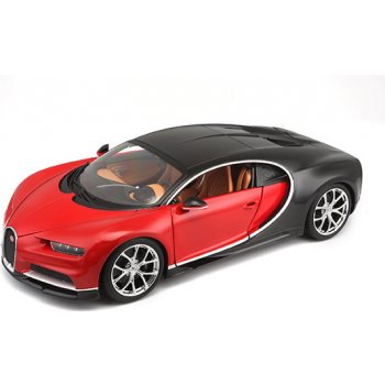 Bburago Plus Bugatti Chiron červená 1:18