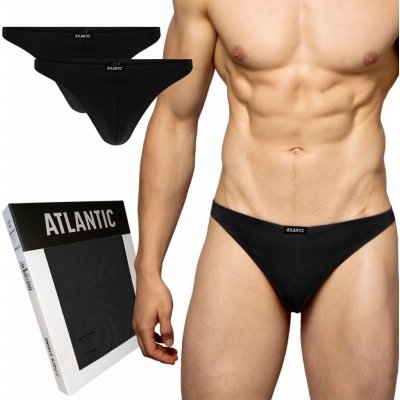 Atlantic 253 2-pak pánská tanga černá – Sleviste.cz