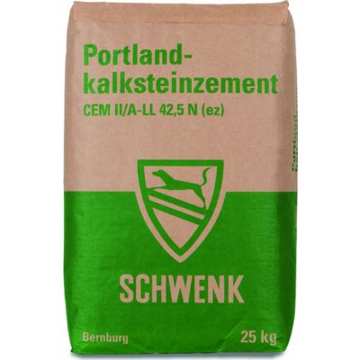 SCHWENK 42,5 N CEM II/A-LL Portlandský vápencový cement 25 kg – Sleviste.cz