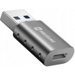 Swissten 71521301 USB 2.0 typ A na C, USB 2.0, zástrčka A - zástrčka C, opletený, 2m, černý – Zboží Živě
