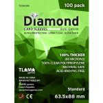 TLAMA Games Diamond Sleeves obaly Green Standard Card Game 63,5x88 mm – Zboží Dáma
