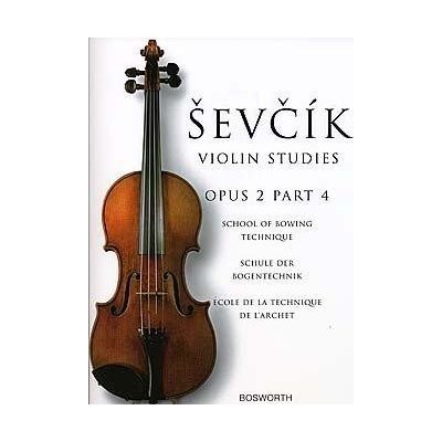 Otakar Ševčík Violin Studies School Of Bowing Technique Op.2 Part 4 noty na housle – Zboží Mobilmania