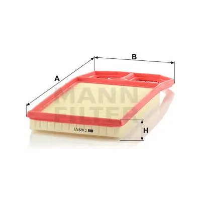 MANN FILTER Vzduchový filtr C 4287/1 – Hledejceny.cz