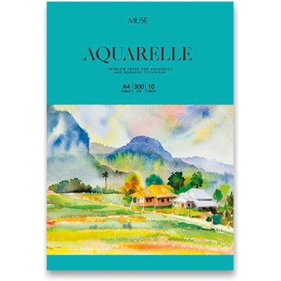 Shkolyaryk Kreslicí karton Muse Aquarelle A4+, 10 listů
