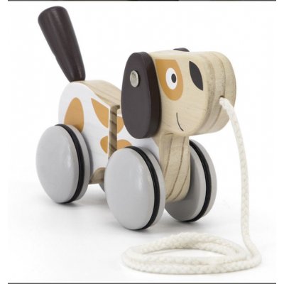 Viga dřevěná tahačka štěňátko – Sleviste.cz