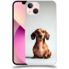 Pouzdro a kryt na mobilní telefon Apple Acover Kryt na mobil Apple iPhone 13 - Dachshund III