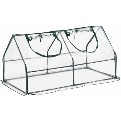 en.casa Mini skleník Laubach 120x60x60cm Transparentní – HobbyKompas.cz