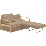 RO R dřevěná látka BORA 14 látka bílá káva – Zboží Dáma