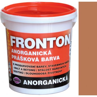 FRONTON Prášková barva - 0,8 kg - 0261 hněď střední – Zboží Mobilmania