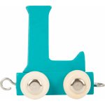 Small Foot Dřevěný vláček barevná abeceda písmeno L – Hledejceny.cz