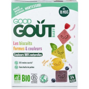 Good Gout BIO Sušenky barvy & tvary 80 g