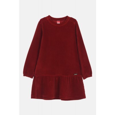 Joyce dívčí šaty "POLAR VELVET ŠATY" fialová vínová černá – Zboží Mobilmania