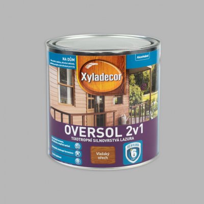 Xyladecor Oversol 2v1 2,5 l vlašský ořech