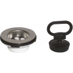 Dřezová nerez výpust 1'1/2, zátka s uchem – Zboží Dáma Dřezová nerez výpust 1'1/2, zátka s uchem – Zboží Dáma