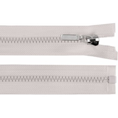 Prima-obchod Kostěný zip No 5 délka 80 cm s ozdobným jezdcem, barva 310 šedá – Hledejceny.cz