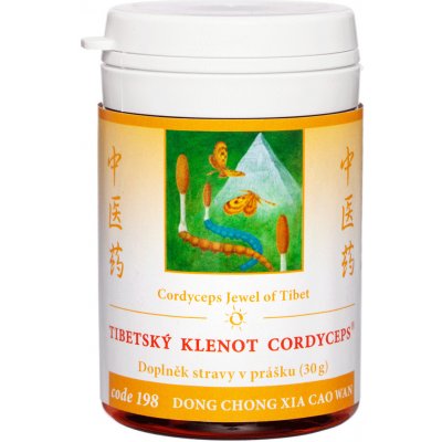 TCM Herbs Tibetský klenot Cordyceps 198 30 tablet – Hledejceny.cz