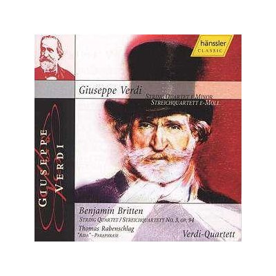 Giuseppe Verdi - String Quartet E Minor = Streichquartett E-Moll String Quartet = Streichquartett No. 3, Op. 94 "Aida" - Paraphrase CD
