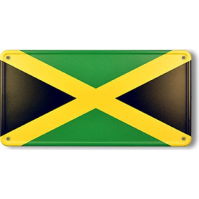 Cedule plechová Promex vlajka Jamajka - barevná