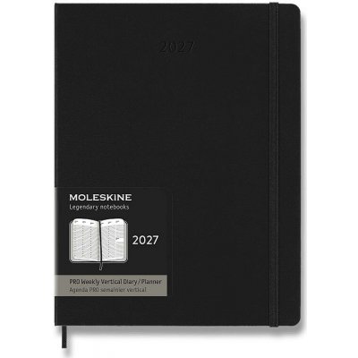 Moleskine PRO B5 týdenní 2027 černý – Hledejceny.cz