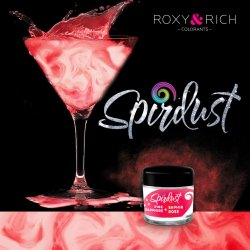 Roxy and Rich Metalická barva do nápojů Spirdust růžový safír 1,5 g