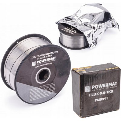Svařovací drát trubičkový, 0,8 mm, 1 kg POWERMAT PM-FLUX-0.8-1KG – Hledejceny.cz