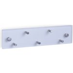 ZELLER Věšák na klíče, 5 háčků, sklo, nerezová ocel – Zbozi.Blesk.cz