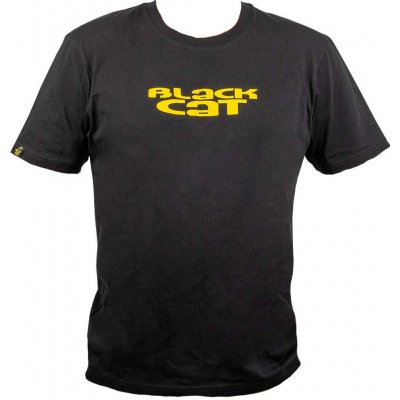 Black Cat tričko Logo Black T-Shirt – Sleviste.cz