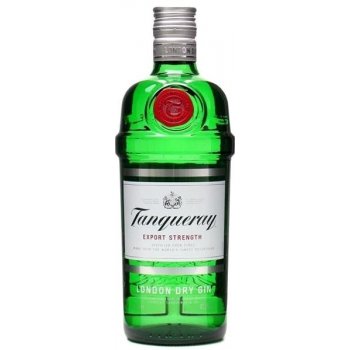 Tanqueray Export Strength London Dry Gin 43,1% 1 l (holá láhev)